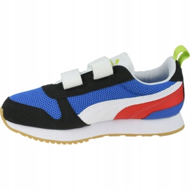 Puma R78 V Ps Jr 373617-03 bílý černý červený modrý 1