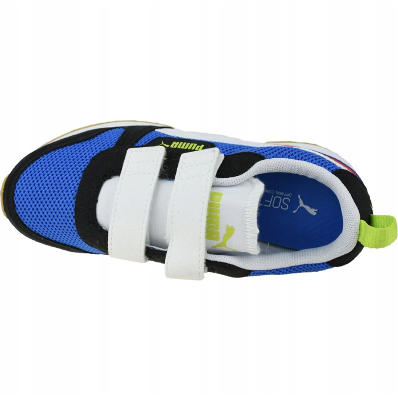 Puma R78 V Ps Jr 373617-03 bílý černá červené modrý 2