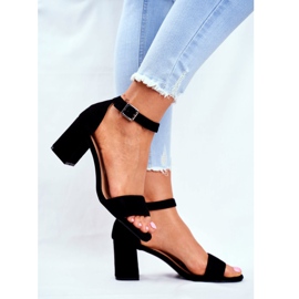 Vinceza Dámské semišové sandály černé stále více! černá 2