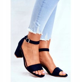 Vinceza Dámské semišové sandály Navy Blue stále více! námořnická modř 1
