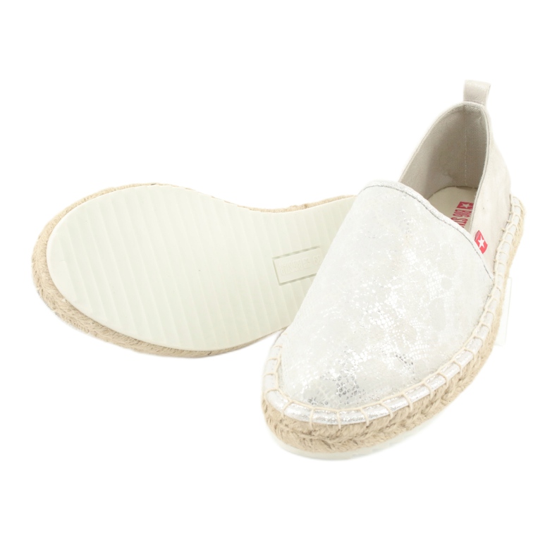 Big Star Espadrilky velké hvězdy 274A514 stříbro šedá 5