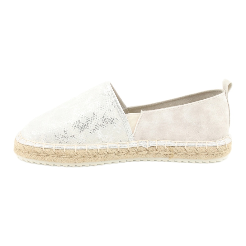 Big Star Espadrilky velké hvězdy 274A514 stříbro šedá 3