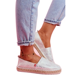 Big Star Espadrilky velké hvězdy 274A514 stříbro šedá 1