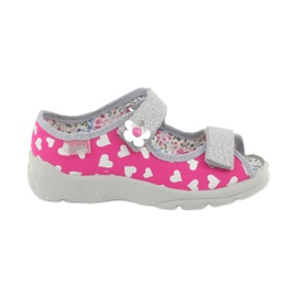 Dětská obuv Befado 969X147 růžový šedá 1