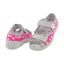 Dětská obuv Befado 969X147 růžový šedá 4