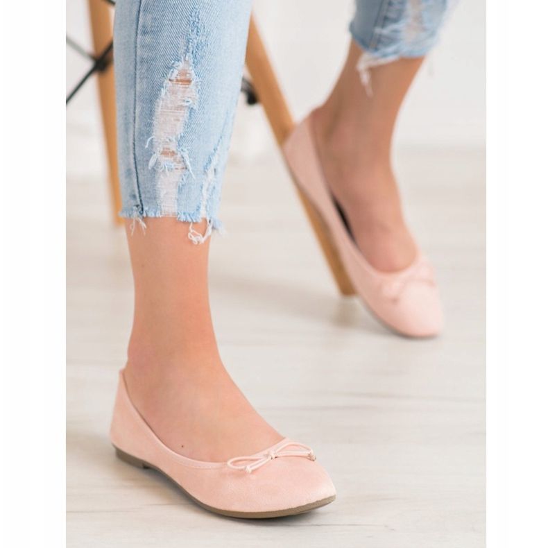 Diamantique Neformální semišové balerínky vícebarevný růžový 1