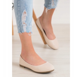 Diamantique Béžové balerínky béžový 2