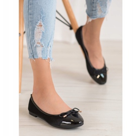 Diamantique Balerínky se síťovinou černý 1