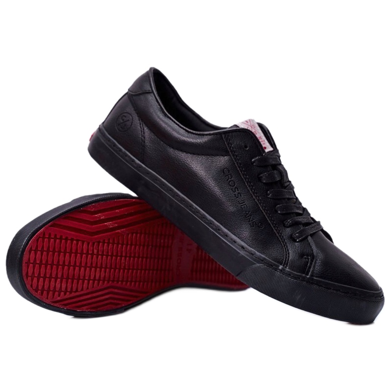 Pánské cross jeans černé tenisky FF1R4034C černá 2