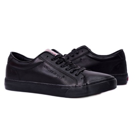 Pánské cross jeans černé tenisky FF1R4034C černá 3