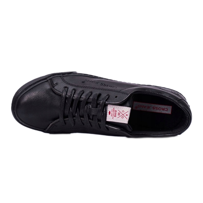 Pánské cross jeans černé tenisky FF1R4034C černý 4