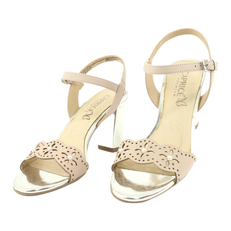 Caprice sandály dámské boty 28303 vícebarevný růžový 2