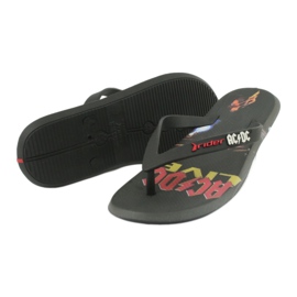 Žabky RIDER 82799 ACDC THONG AD men BRAZÍLIE černý vícebarevný 2