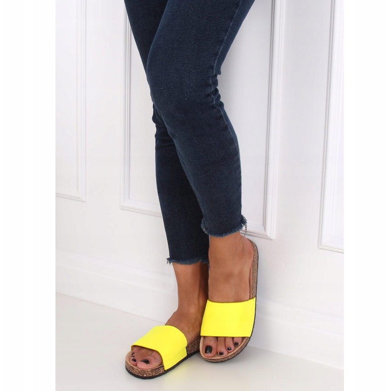 Žluté G-572 Žluté korkové podrážky žlutá 1