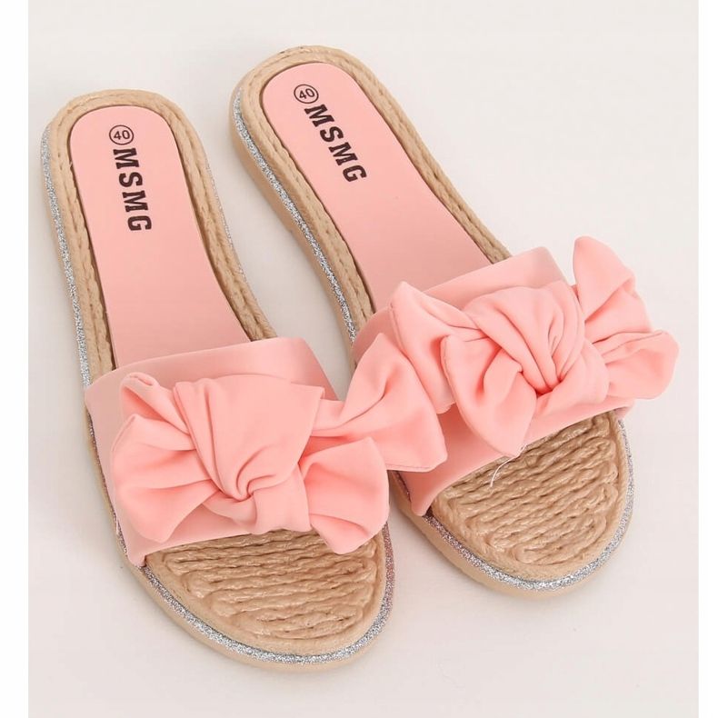 Růžové dámské růžové pantofle WS9020 Pink růžový 1