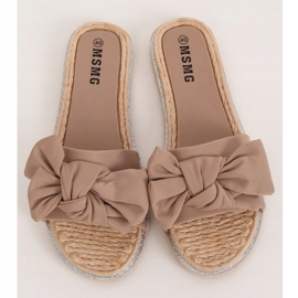 Dámské béžové pantofle WS9020 Light Camel béžový 1