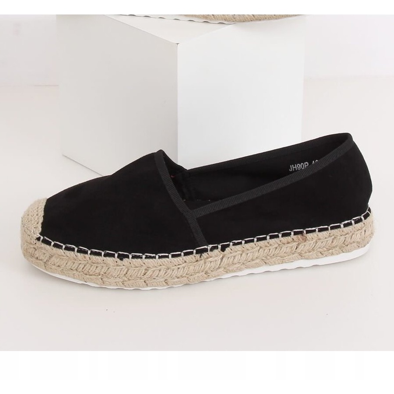 Černé dámské espadrilky JH90P Black černá 1