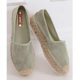 Dámské akvamarínové espadrilky JH90P zelené zelená 1 Dámské akvamarínové espadrilky JH90P zelené zelená 1