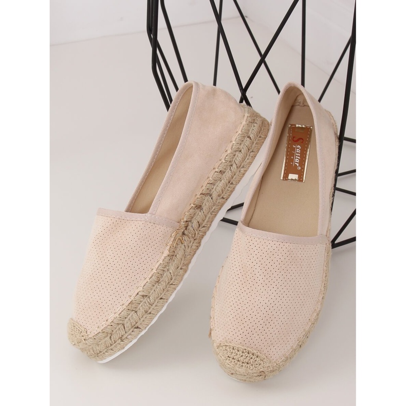 Dámské béžové espadrilky JH90P Beige béžový 1