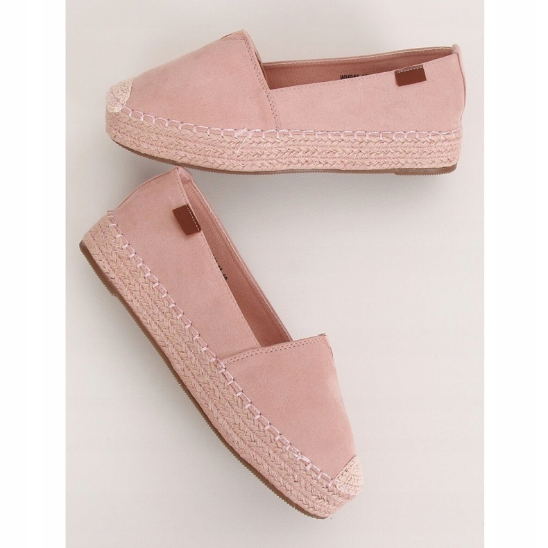 Růžové dámské espadrilky WH941 Pink růžový 2