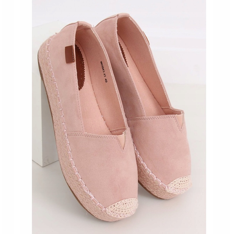 Růžové dámské espadrilky WH941 Pink růžový 1