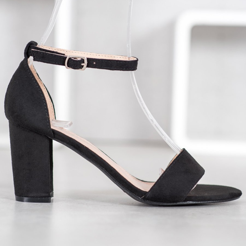 Anesia Paris Sandály na vysokém podpatku černá 2