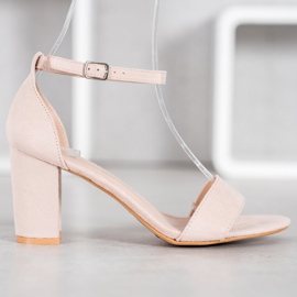 Anesia Paris Sandály na vysokém podpatku hnědý 2