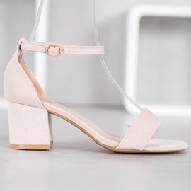 Nio Nio Pohodlné sandály na baru hnědý 2 Nio Nio Pohodlné sandály na baru hnědý 2