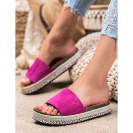 Renda Pantofle Na Platformě fialová 1