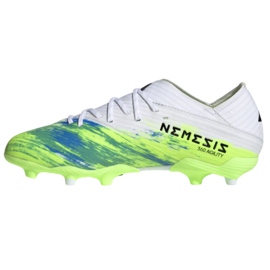 Kopačky Adidas Nemeziz 19.1 Fg Jr EG7239 vícebarevný bílý 1