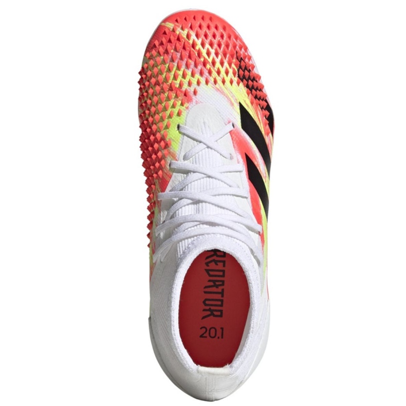 Kopačky Adidas Predator Dracon 20.1 Fg Jr EG1608 vícebarevný bílý 2
