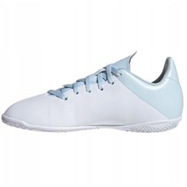 Sálová obuv adidas X 19.4 In Jr EF1624 vícebarevný bílý 2 Sálová obuv adidas X 19.4 In Jr EF1624 vícebarevný bílý 2