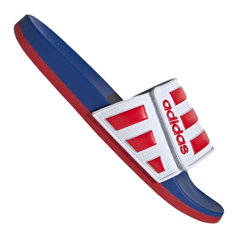 Pantofle Adidas Adilette Comfort Adj M EG1346 bílý červený modrý 2