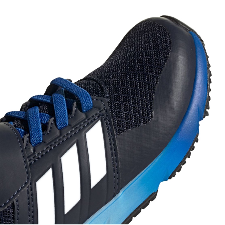 Boty Adidas FortaFaito Jr EE7313 bílý námořnická modř modrý 1