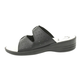 American Club černé pantofle na amerických sponách černá 1