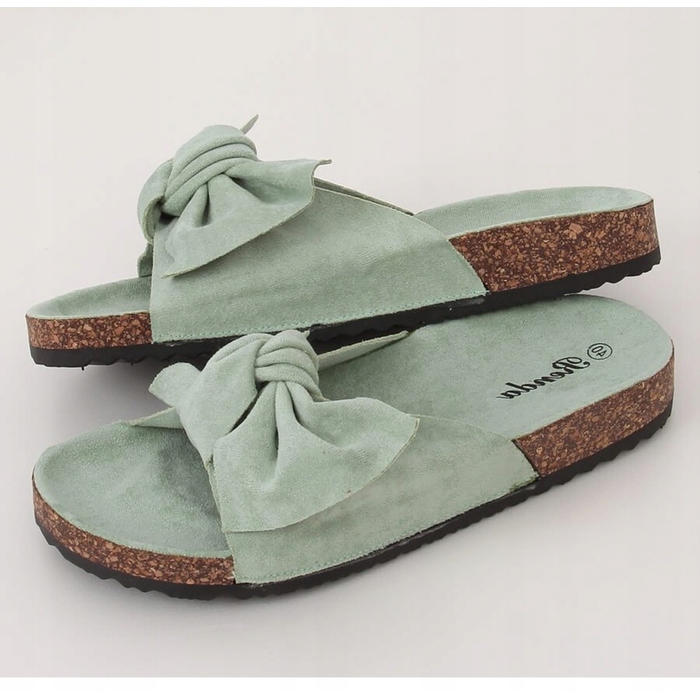 Máta 10-218 Zelené korkové podrážky vícebarevný zelená 1 Máta 10-218 Zelené korkové podrážky vícebarevný zelená 1