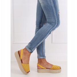 Sandály, espadrilky, med WH931 Yellow žlutá 2