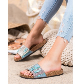 Bona Pantofle S Korálky vícebarevný 1