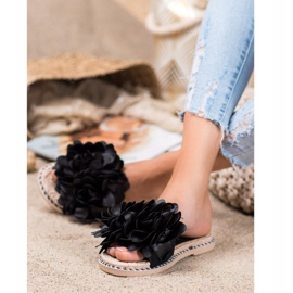 Anesia Paris Stylové pantofle černý 1