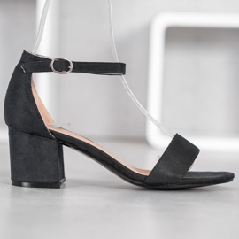 Diamantique Neformální sandály na baru černý 2