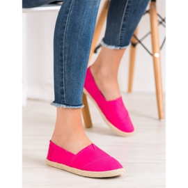 Tony Růžové nazouvací espadrilky růžový 2 Tony Růžové nazouvací espadrilky růžový 2