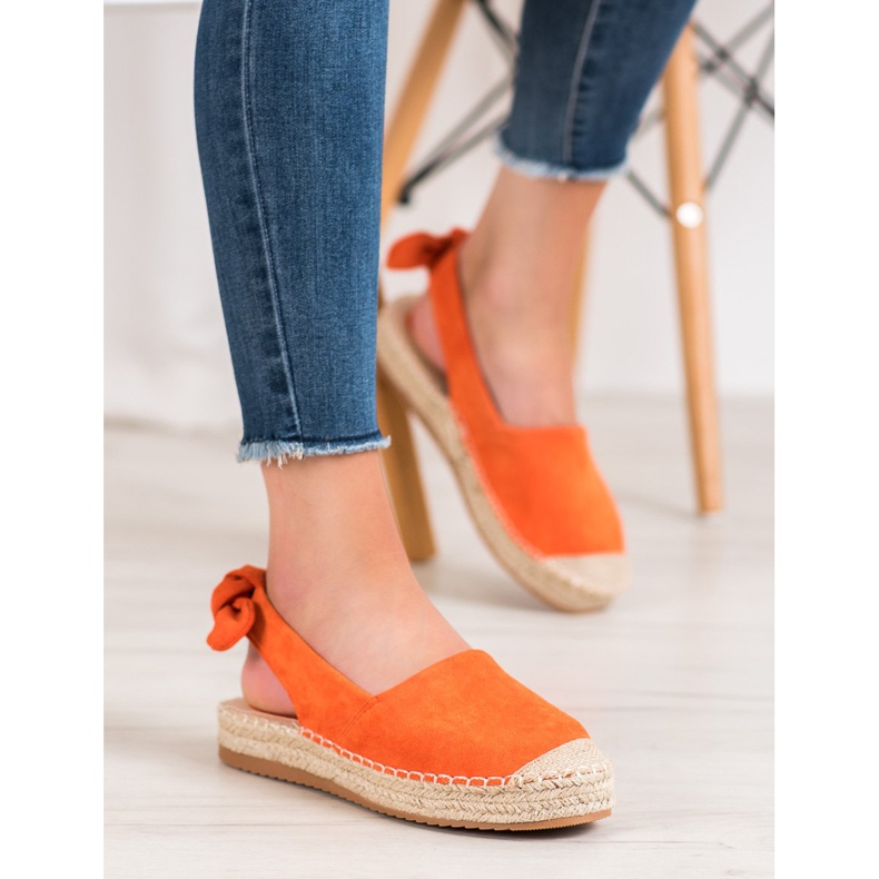 Nio Nio Espadrilky s objevenou patou pomerančový 2