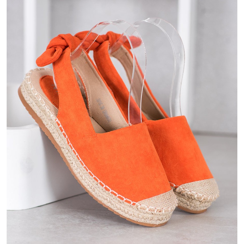 Nio Nio Espadrilky s objevenou patou pomerančový 1