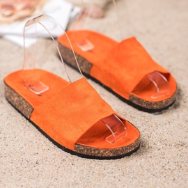 Renda Oranžové pantofle oranžový 2 Renda Oranžové pantofle oranžový 2