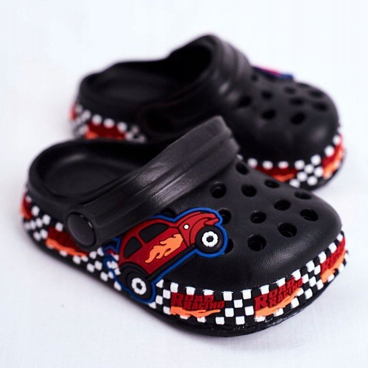 Giolan Dětské pěny Crooks Black Road Racing černá červené 1