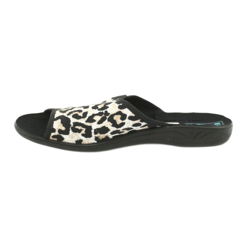 Dámské pantofle Adanex 13795 panther béžový černý 1