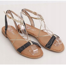 Černé dámské sandály JH123P Black černá 1