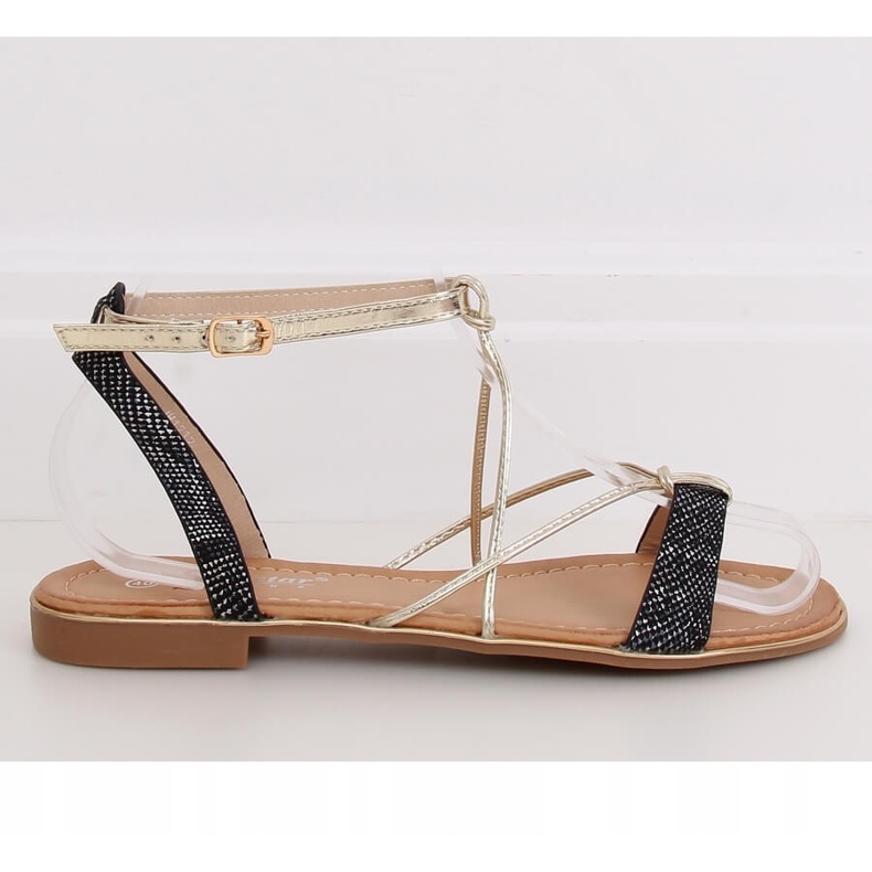 Černé dámské sandály JH123P Black černý 2