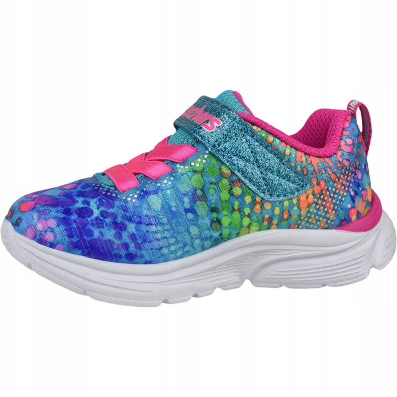 Skechers Wavy-Lites Jr 81385N-MLT vícebarevný zelená 1 Skechers Wavy-Lites Jr 81385N-MLT vícebarevný zelená 1