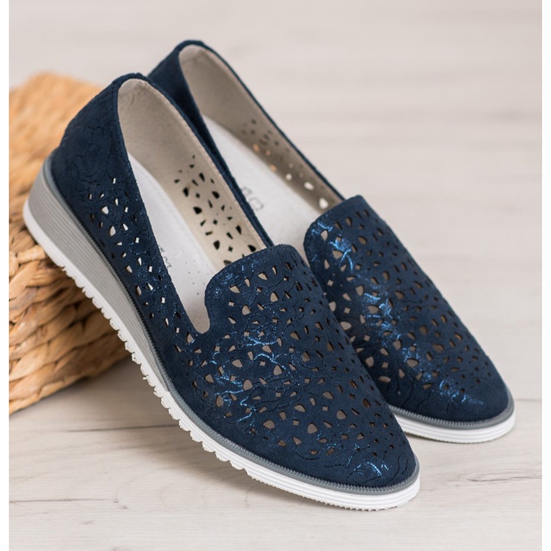 Goodin Třpytivé tmavomodré pány námořnická modrá modrý 1